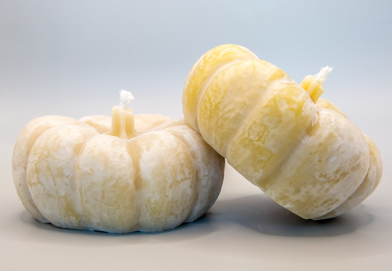Beeswax Candle-Pumpkin