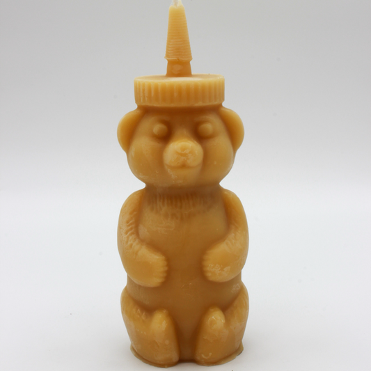 Beeswax Candle-Honey Bear