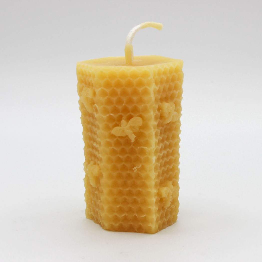 Beeswax Candle-Hexagon Comb