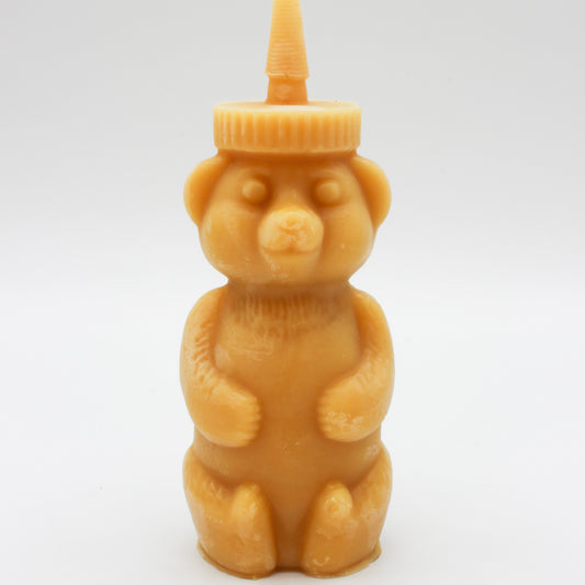 Beeswax Candle-Honey Bear